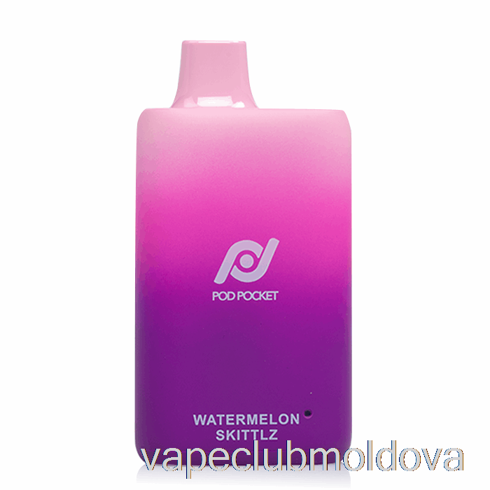 Vape Pod Kit Pod Pocket 7500 0% Zero Nicotină De Unică Folosință Pepene Verde